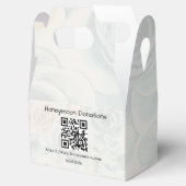 Eenvoudige minimalistische huwelijksbruidsschat bedankdoosjes (Geopend)