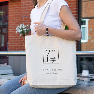 Eenvoudige, minimalistische Logo voor speciale act Tote Bag