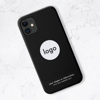 Eenvoudige minimalistische minimalistische logo Bu iPhone 11 Hoesje
