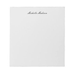 Eenvoudige Minimalistische Moderne Handgeschreven Notitieblok