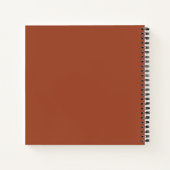 Eenvoudige Minimalistische Moderne Persoonlijke Ro Notitieboek (Achterkant)