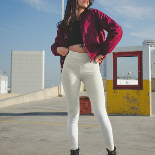 Eenvoudige minimalistische moderne stijl goud wit  leggings