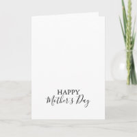 Eenvoudige minimalistische Moederdag voor kalligra