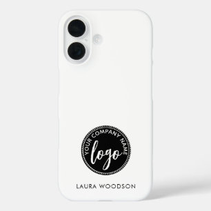 Eenvoudige minimalistische naam van Logo iPhone 16 Hoesje