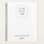 Eenvoudige minimalistische naam van Logo Planner (Voorkant)