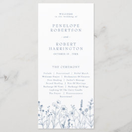 Eenvoudige minimalistische Periwinkle Wildflower b Programma