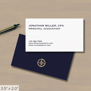 Eenvoudige minimalistische professional visitekaartje