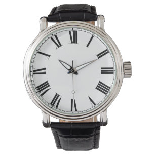 Eenvoudige Minimalistische Romeinse Cijfers Horloge