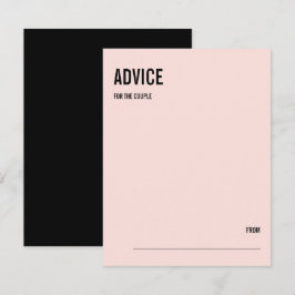 Eenvoudige Minimalistische Roze Typografie Huwelij Advieskaart