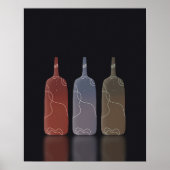 Eenvoudige, minimalistische Scandinavische Poster  (Voorkant)