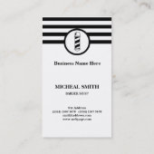 Eenvoudige minimalistische stripper visitekaartje (Achterkant)