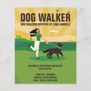 Eenvoudige minimalistische tandprop flyer