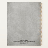 Eenvoudige minimalistische zakelijke Logo Abstract Planner (Achterkant)