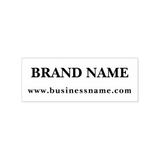 Eenvoudige Minimalistische Zakelijke Merk Website Rubberstempel