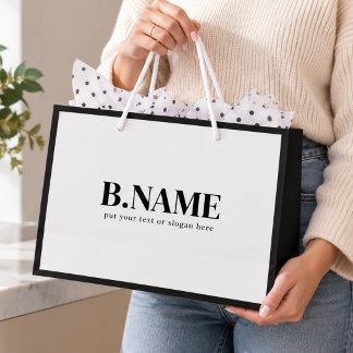 Eenvoudige Minimalistische Zakelijke Promotionele Groot Cadeauzakje