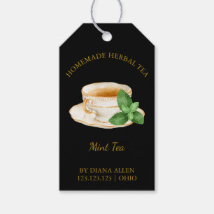 Eenvoudige Mint Tea Hang Label Cadeaulabel