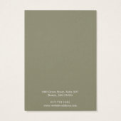 Eenvoudige Modern Hoop Earring Display Kaart (Achterkant)