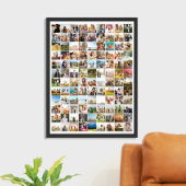 Eenvoudige moderne 108 fotocollage poster