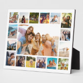 Eenvoudige moderne 17 foto collage fotoplaat (Zijkant)