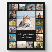 Eenvoudige moderne 17 foto collage fotoplaat (Voorkant)