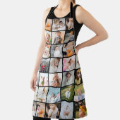 Eenvoudige moderne 29-foto collage groot schort (Insitu)