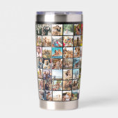 Eenvoudige moderne 84 foto collage geïsoleerde drinkbeker (Voorkant)