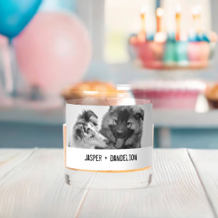 Eenvoudige, moderne aangepaste foto of foto's van whisky glas