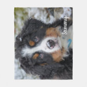 Eenvoudige moderne aangepaste gepersonaliseerde ho fleece deken (Voorkant)