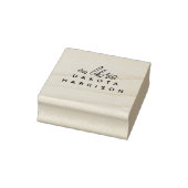 Eenvoudige Moderne Aangepaste Naam Script Ex Libri Rubberstempel (Stempel)