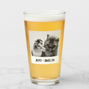 Eenvoudige, Moderne Aangepaste Pet of de Foto van  Glas