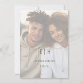 Eenvoudige moderne afdrukbare datum opslaan save the date (Voorkant)