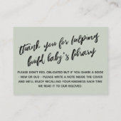 Eenvoudige, moderne applicatie voor het schrijven informatiekaartje (Achterkant)