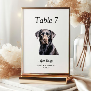 Eenvoudige Moderne Aquarel Hond Trouw  Kaart