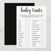 Eenvoudige moderne Baby-eigenschap | Klassieke Kee Kaart (Voorkant / Achterkant)