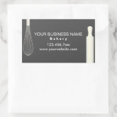 Eenvoudige moderne bakkerij bakken zakelijke label (Tas)