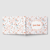 Eenvoudige moderne bloemen gastenboek (Volledig)