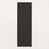 Eenvoudige Moderne Bloemrijke Script Naam Grey Lot Yogamat (Achterkant)