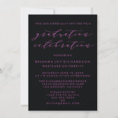 EENVOUDIGE MODERNE BOOG SCRIPT EINDRITATION KAART (Achterkant)