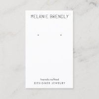 Eenvoudige moderne chique sieraden oorbel display