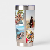 Eenvoudige moderne collage van 8 foto's geïsoleerde drinkbeker (Voorkant)