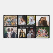 Eenvoudige moderne elegante aangepaste tekst 8 fot bureaumat (Voorkant)