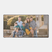 Eenvoudige moderne elegante aangepaste tekst foto  bureaumat (Voorkant)