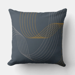 Eenvoudige, moderne, elegante, koele, trendy illus kussen