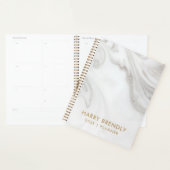 Eenvoudige moderne elegante marmer 2023-planner planner (Display)