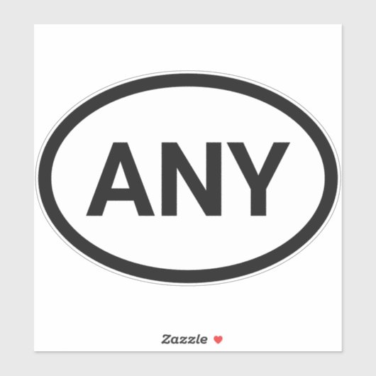 Eenvoudige moderne Europese stijl Aangepaste Lands Sticker (Vel)