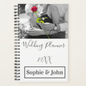 Eenvoudige moderne foto bruiloft planner (Voorkant)