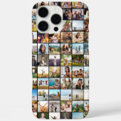 Eenvoudige moderne fotocollage Case-Mate iPhone case (Achterkant)