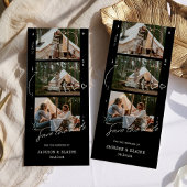 Eenvoudige moderne fotostrip save the date