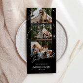 Eenvoudige moderne fotostrip save the date