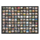 Eenvoudige moderne gepersonaliseerde 108 foto coll tafelkleed (Voorkant (Horizontaal))